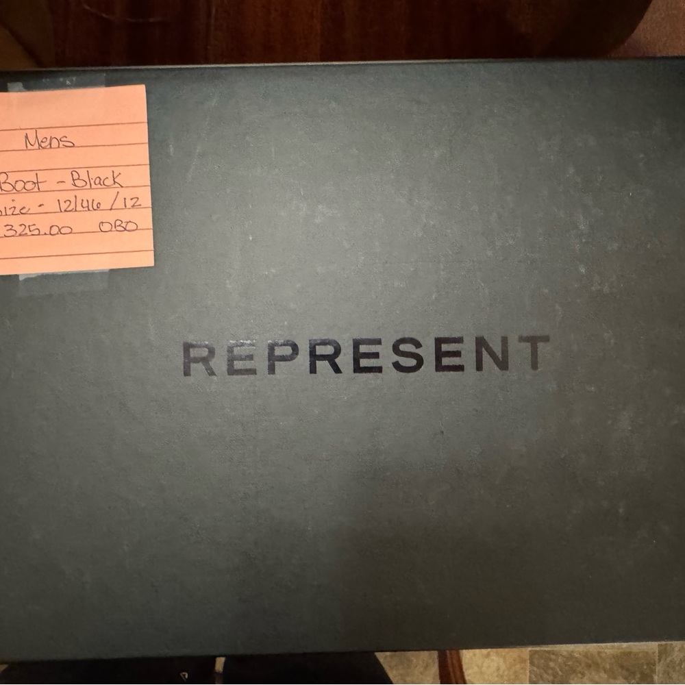 Represent Men's Black Boots